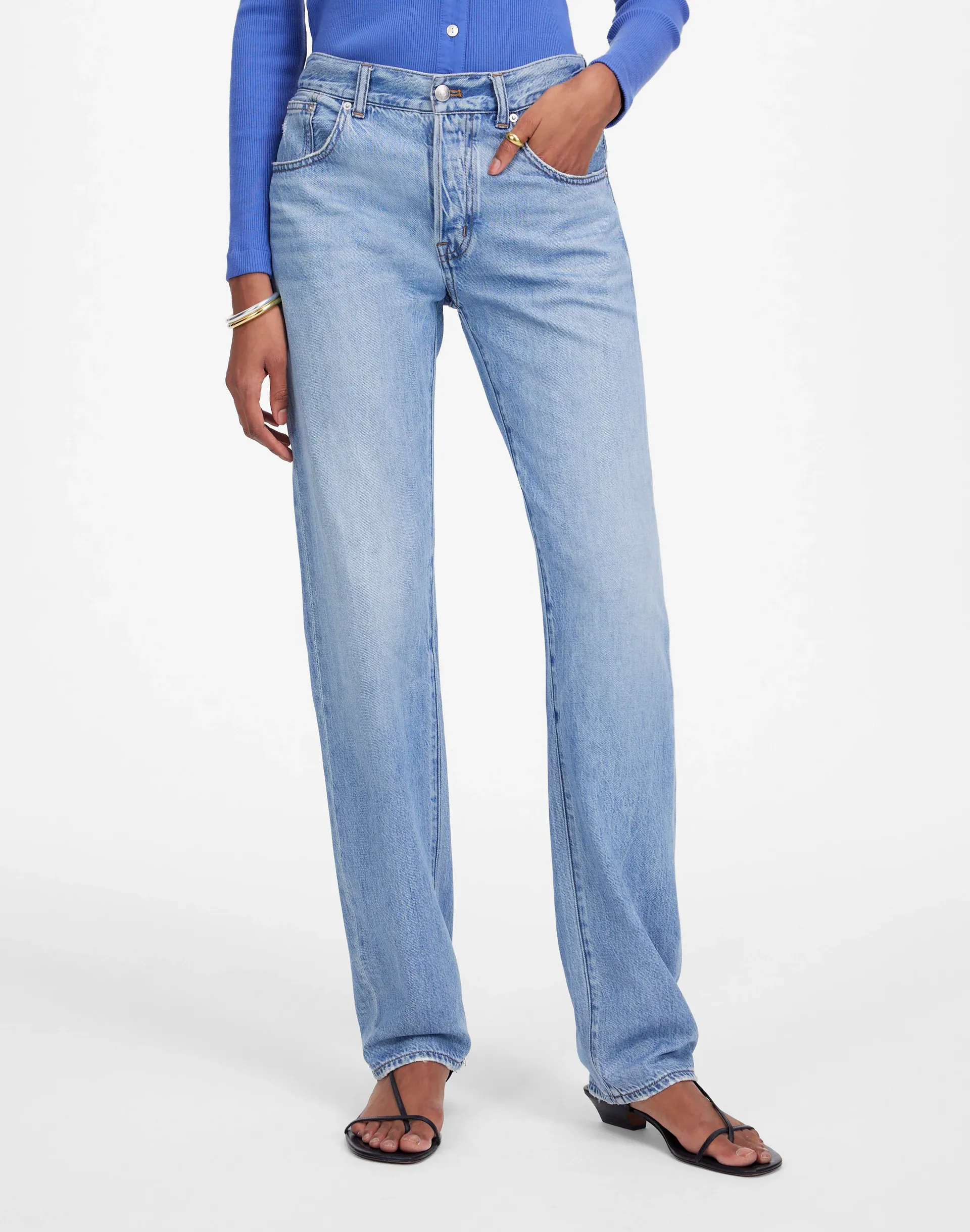The Dean Easy Straight Jean in Northridge Wash: Airy Denim Edition