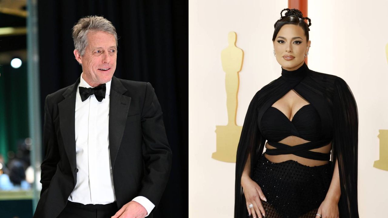 Hugh Grant Ashley Graham Oscars 2023