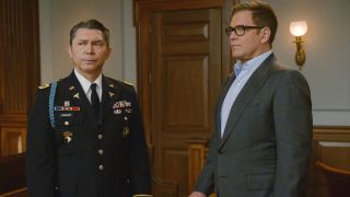 Lou Diamond Phillips as Colonel Victor Taggert and Michael Weatherly as Dr. Jason Bull.