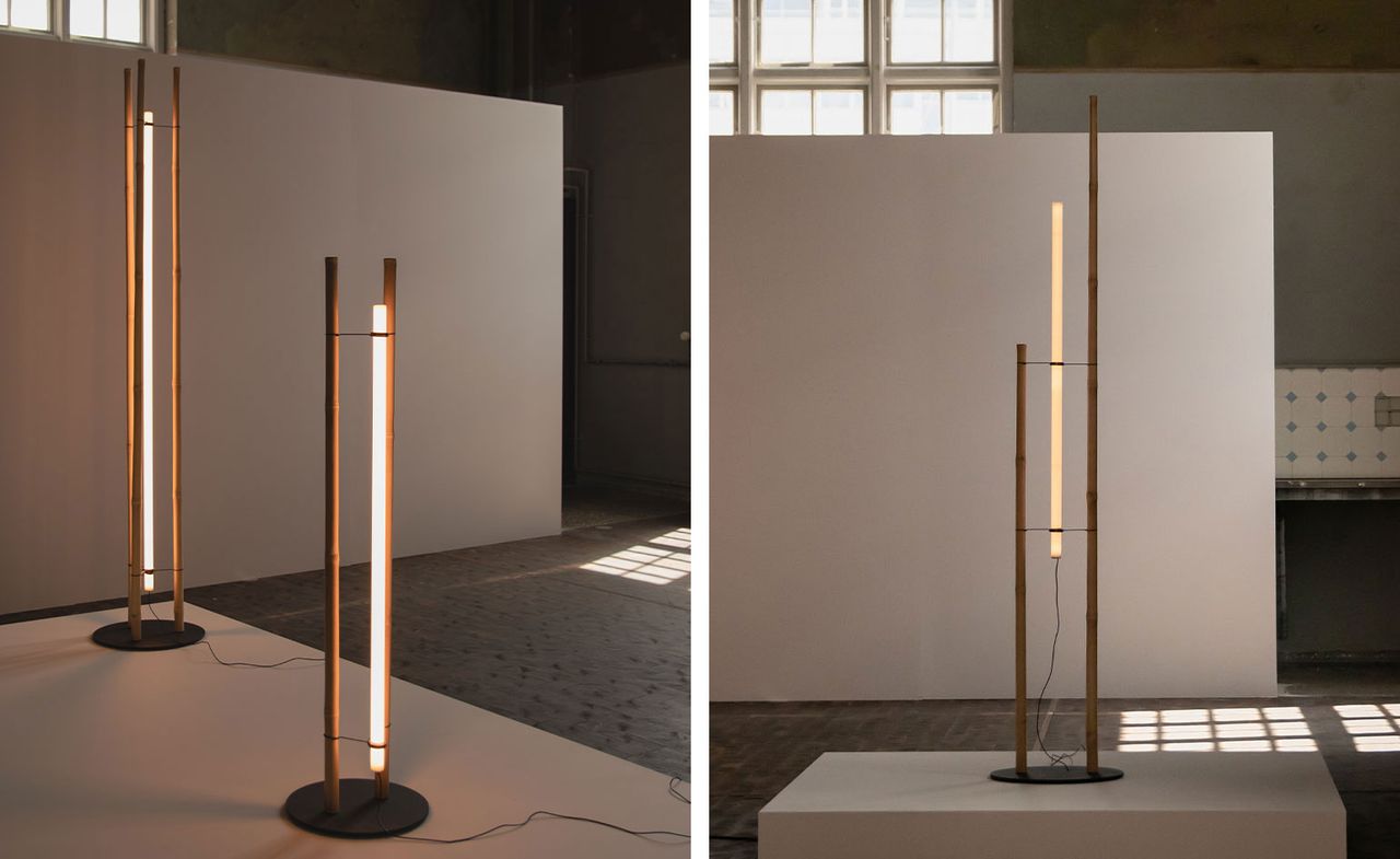 michael anastassiades bamboo lamps