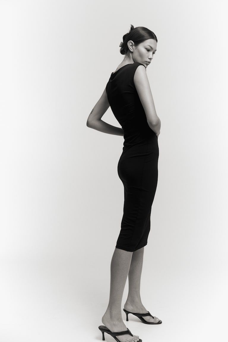 Cap-Sleeved Dress