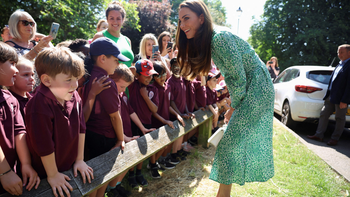 Princess Kate Brings the Summer Heat in a Leopard Print Dress - Vimarsana News