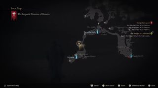 Map location of Mageth Brothers hunt board target in Final Fantasy 16