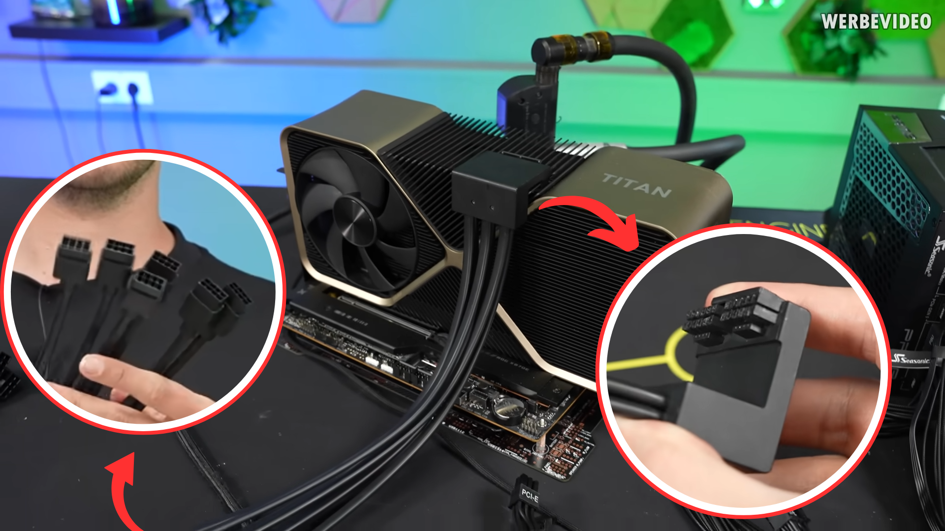 Nvidia&#039;s mystery dual 12VHPWR to 6x8-pin adapter for RTX Titan Ada