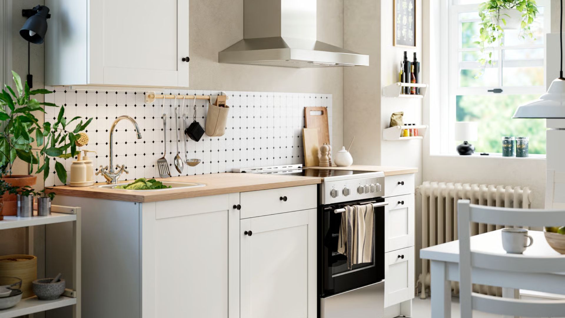 white ikea kitchen