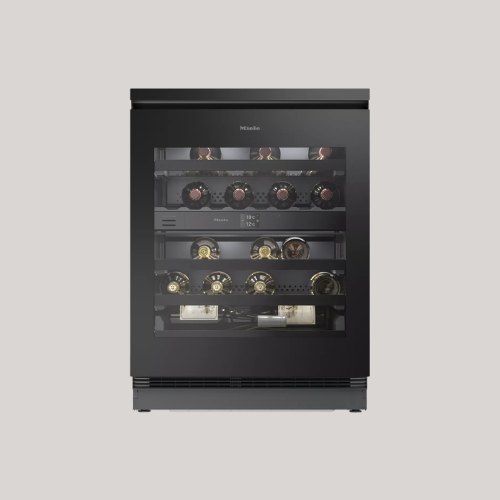 Miele Kwtus 7074 Under Counter Wine Cabinet, Black