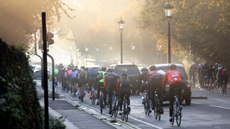 Cyclists training in Regent's Park