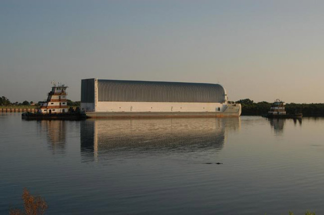 NASA Ships Space Shuttle Fuel Tank to New Orleans Factory