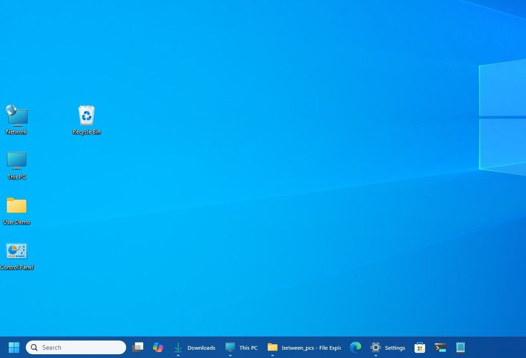 Classic desktop icons