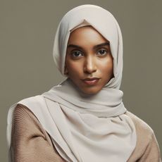 skin fasting - woman wearing a hijab 