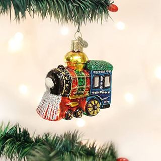 A small train ornament