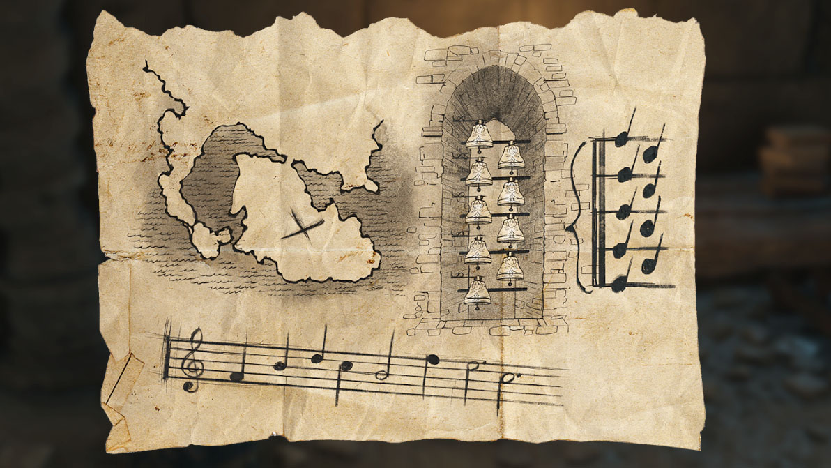 Hogwarts Legacy Solved By the Bell Music Map
