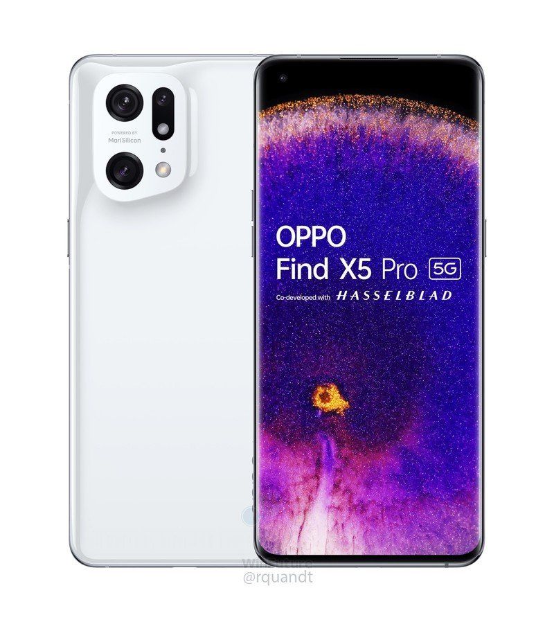 Oppo Find X5 Pro Leaked Renders