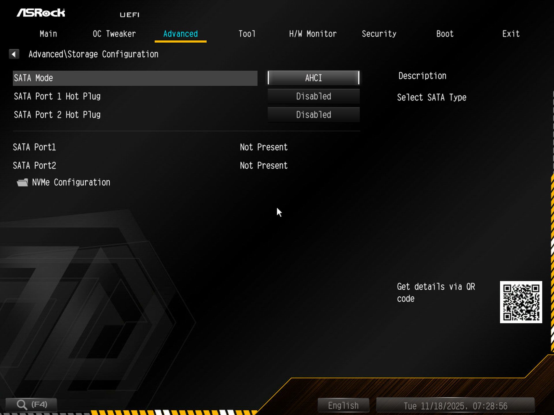 ASRock X870E Taichi OCF - BIOS