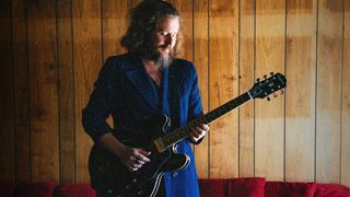 The Epiphone Jim James ES-335 is the My Morning Jacket frontman's first collaboration with the brand, and offers a more affordable version of his Gibson semi-hollow