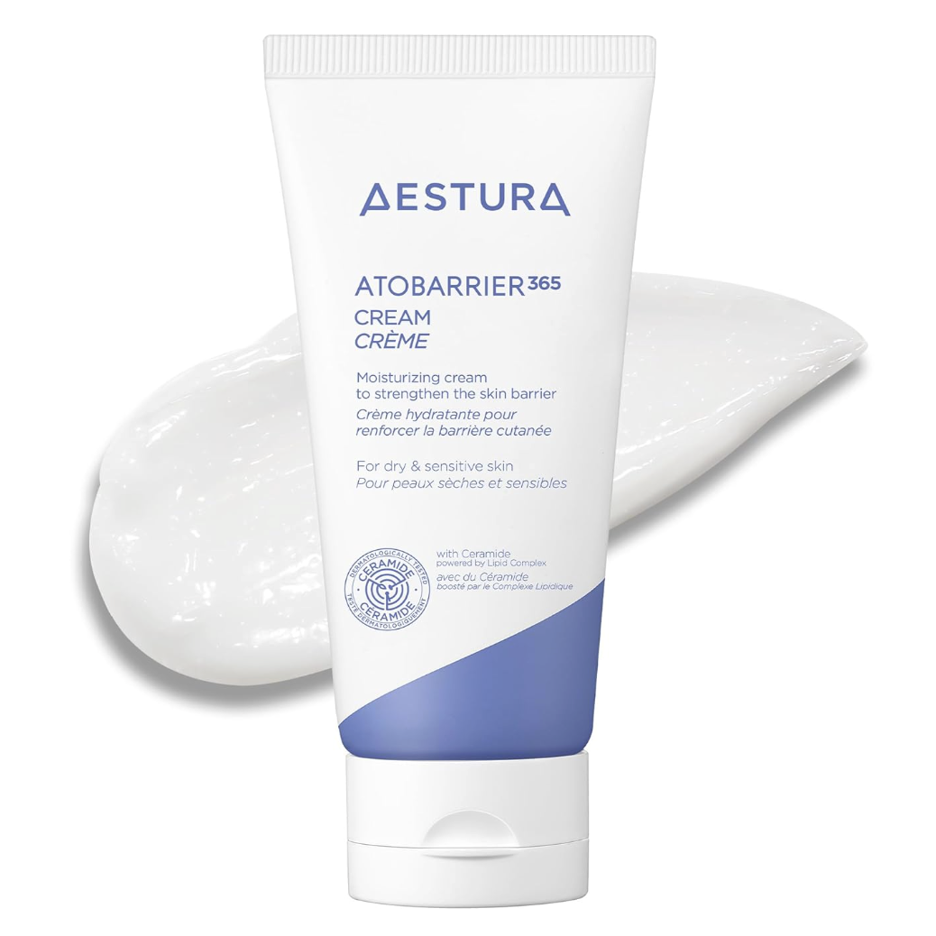 Aestura Atobarrier365 Cream With Ceramides, Korean Face Moisturizer for Barrier Repair | 120h Lasting Hydration, Ceramide Capsules, Dry &amp; Sensitive Skin, Non-Comedogenic, 80 Ml / 2.70 Fl.oz.