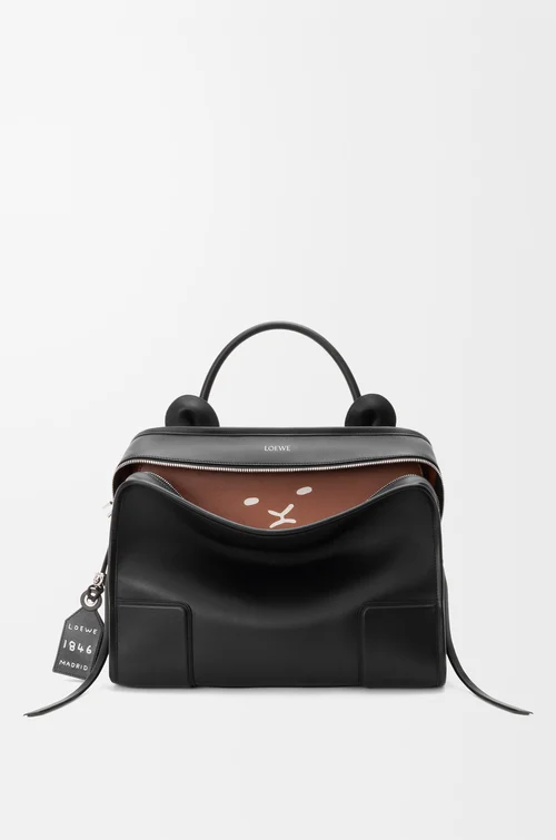Large Lion Intarsio Amazona 180 Bag in Calfskin