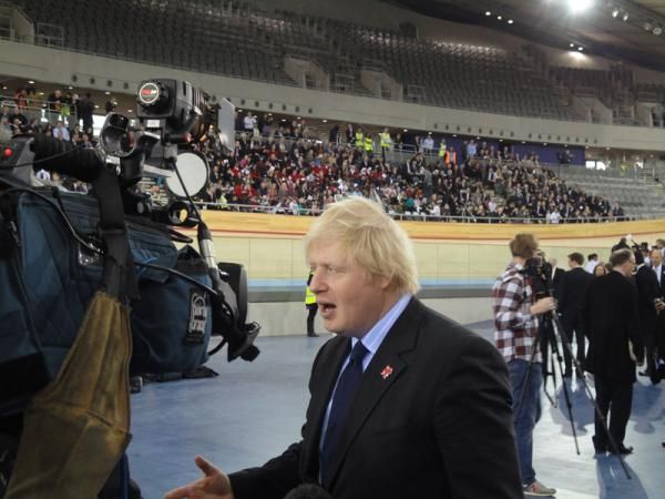 The Mayor of London was excited to see the first Olympic venue open
