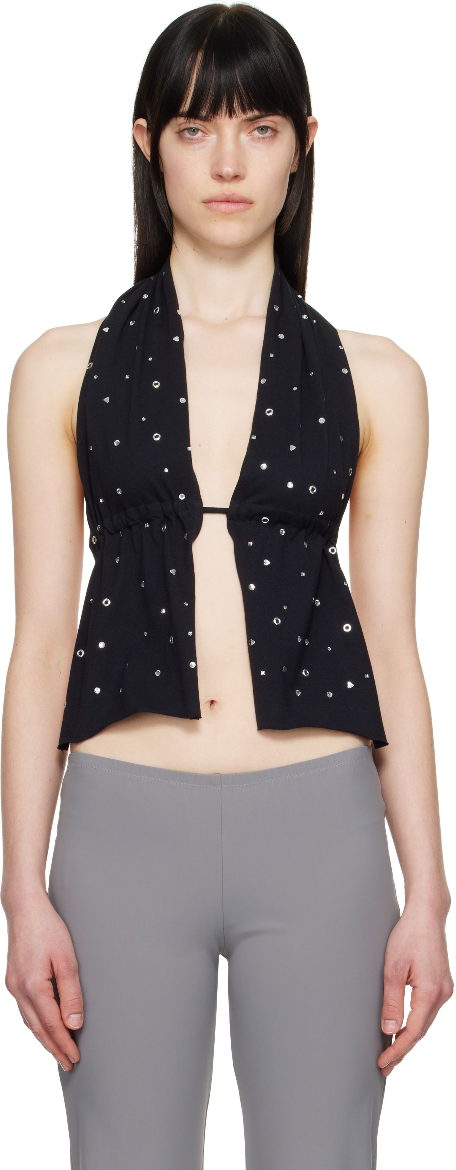 Ssense Exclusive Black Mia Top