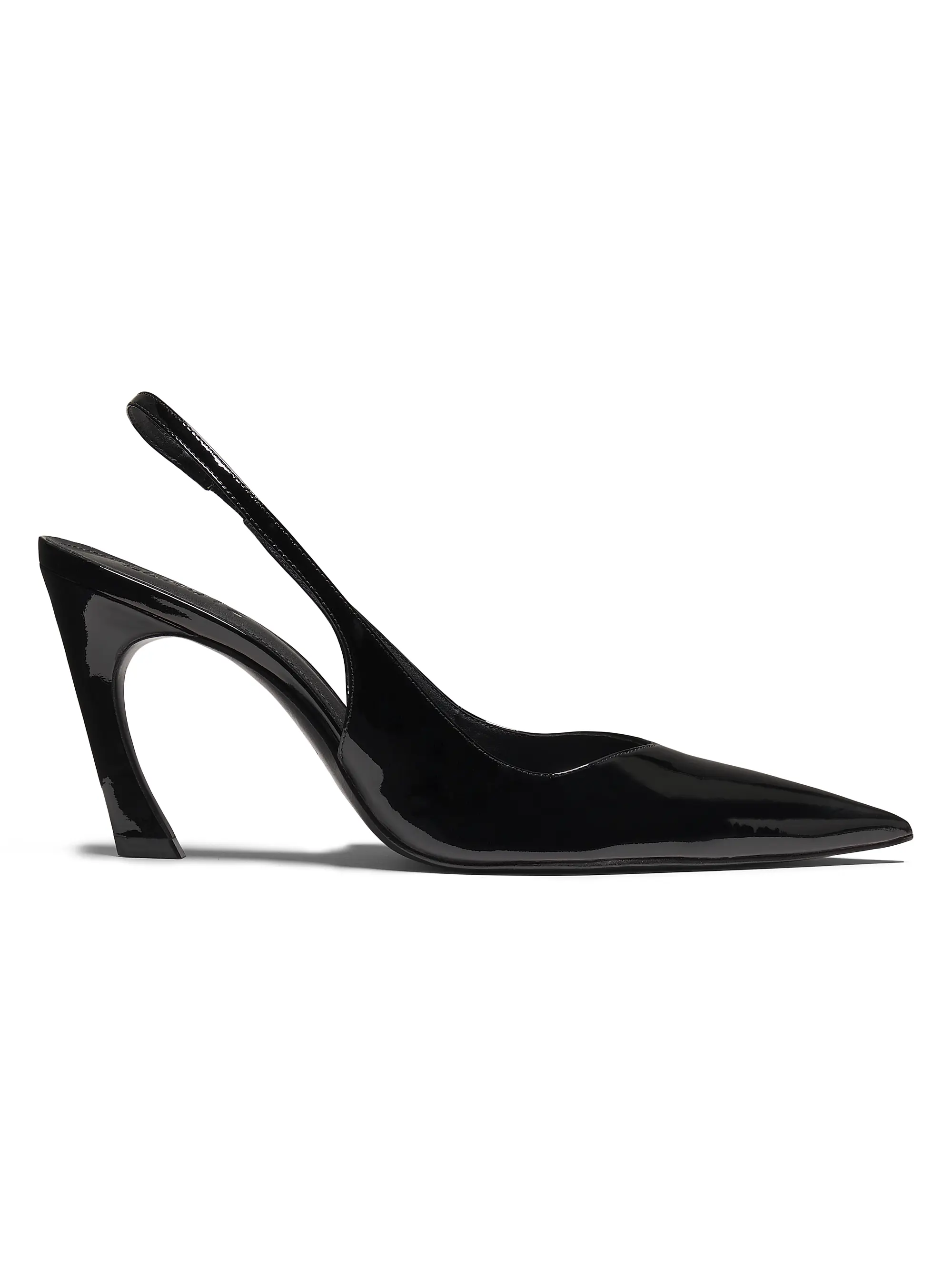 Lexi 90mm Patent Leather Slingback Pumps