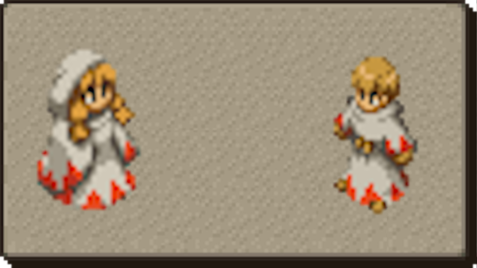 fft job sprite art on beige background