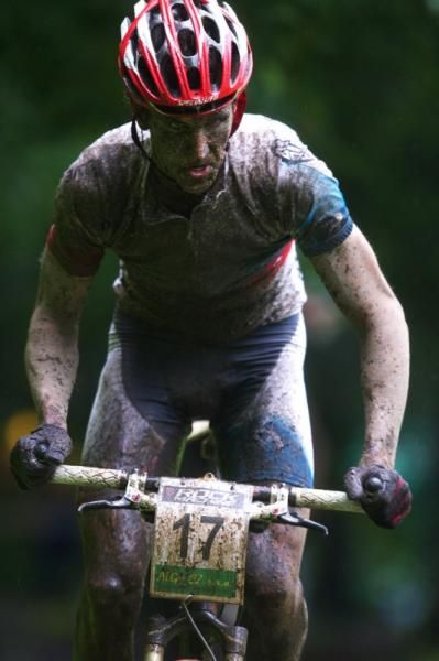 Jiri Novak on the last lap.