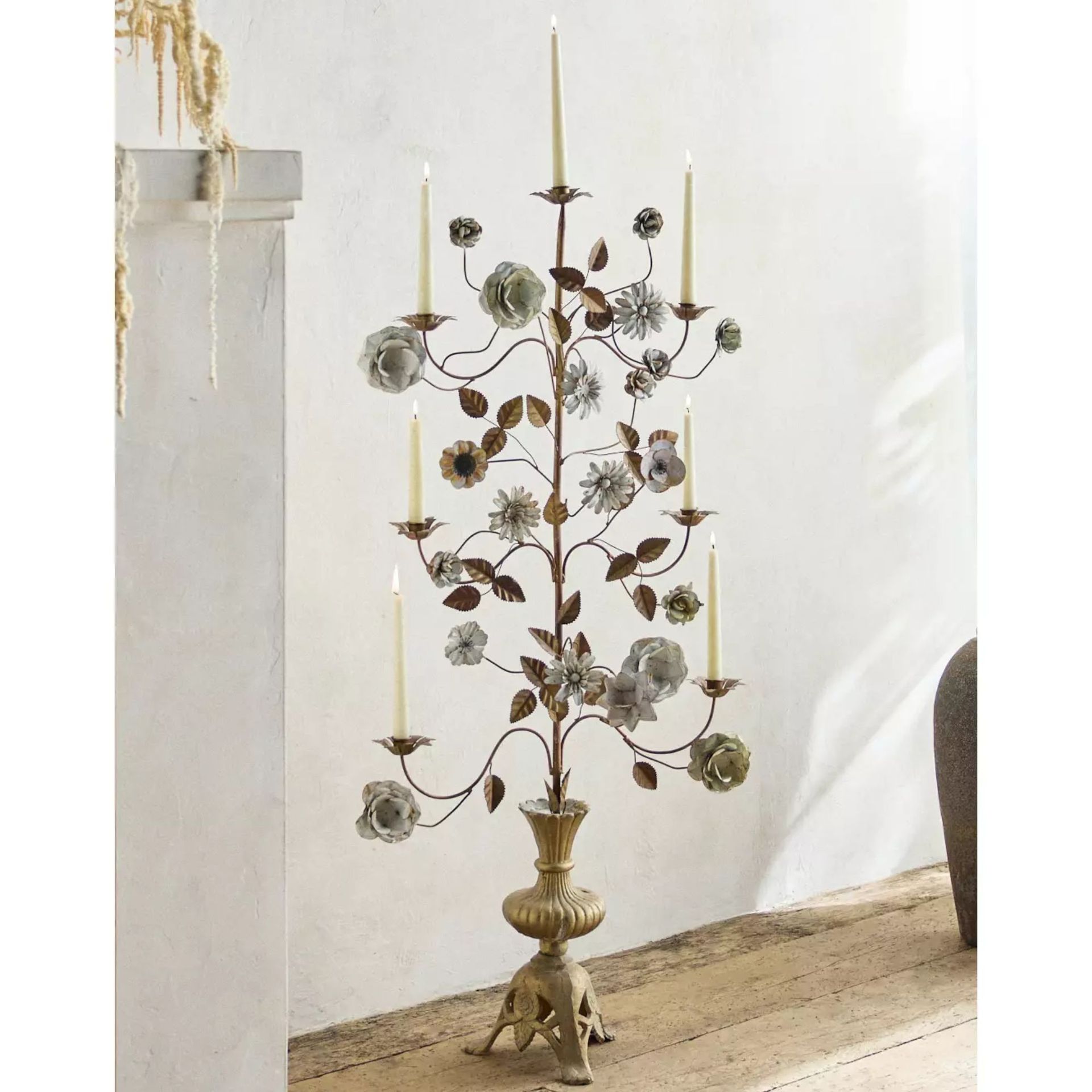 Floral ornate candelabra