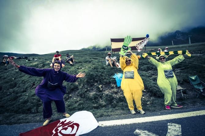 The Tely Tourmalet - - they found it hilarious!