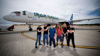 Maiden and Ed Force One in Perth, Australia, in 2008