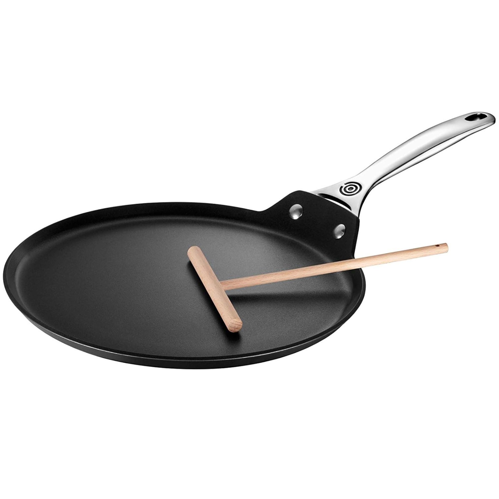 Le Creuset Toughened Nonstick PRO Crepe Pan with Rateau, 11"