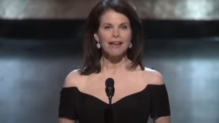 Sherry Lansing accepting the Jean Hersholt Humanitarian Award at the 79th Academy Awards.