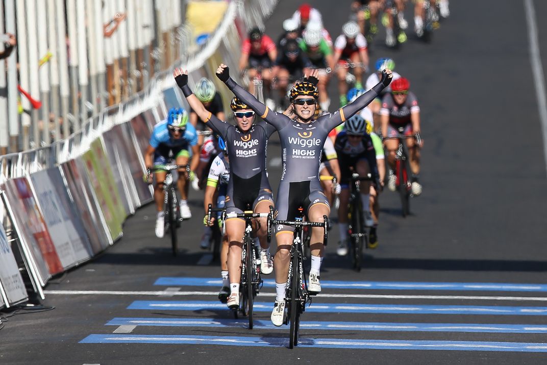 Edmondson (Wiggle High5) wins stage 2 of the Santos Women's Tour