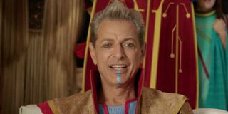 Jeff Goldblum as the Grandmaster in Thor: Ragnarok