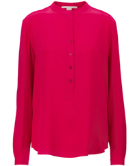 Eva silk crêpe de chine shirt, $595 (£420) | STELLA MCCARTNEY