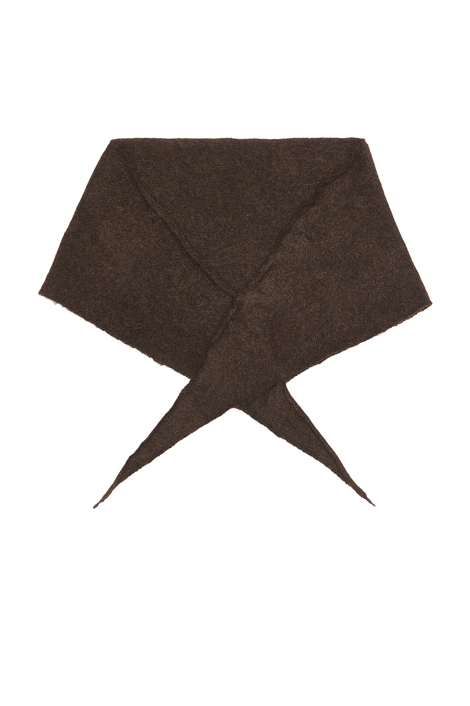Courchevel Triangle Scarf in Brown