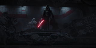 Darth Vader in end of Rogue One