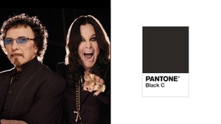 Black Sabbath and Pantone black