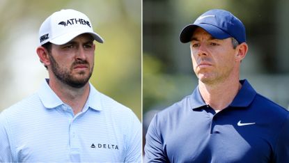 Patrick Cantlay (left) and Rory McIlroy