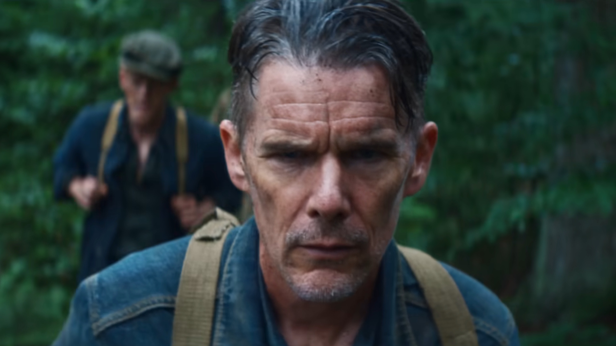 Ethan Hawke is shown in The Weight trailer.