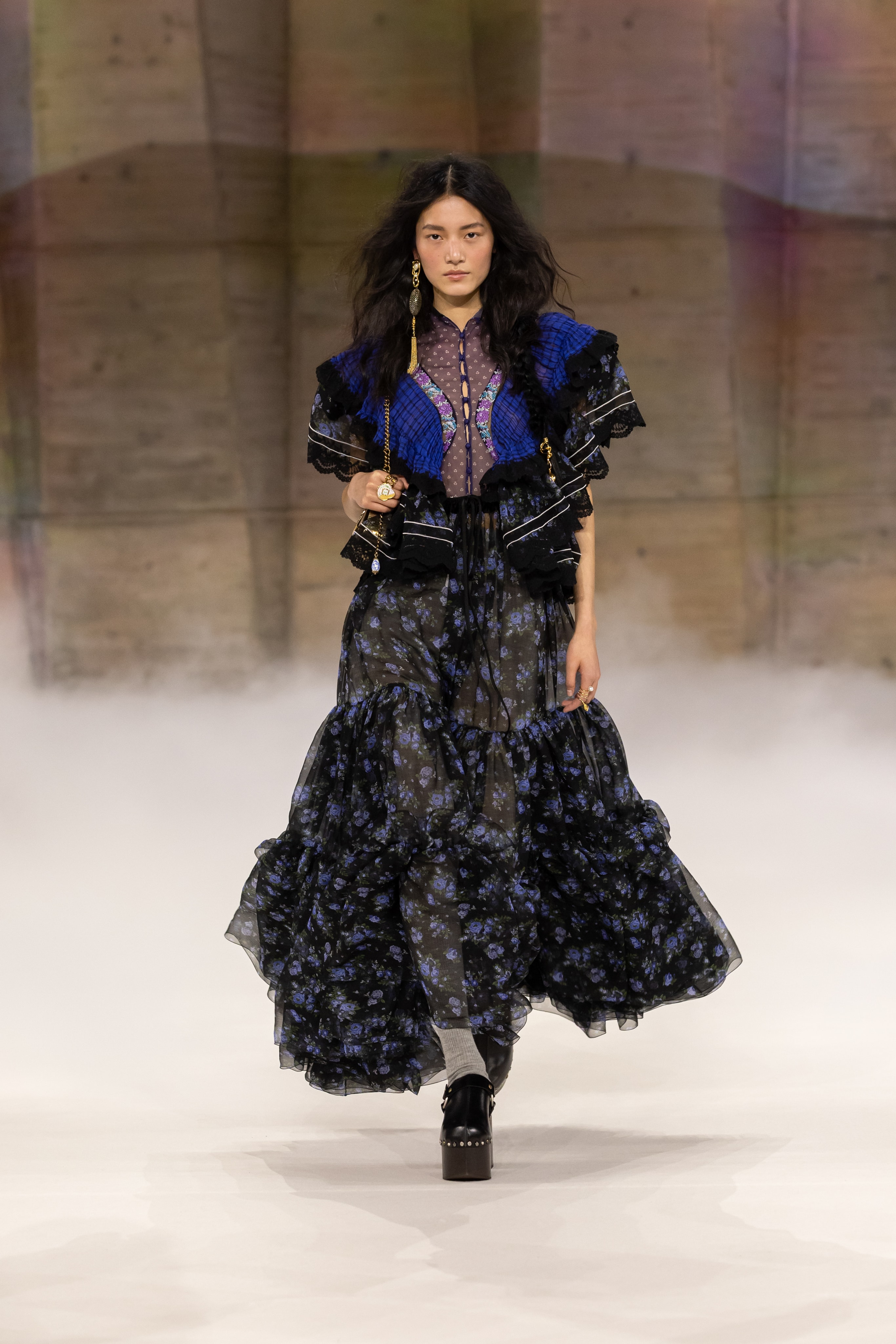 Chlo&amp;eacute; AW26 runway floral dress