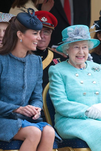 Kate Middleton and Queen Elizabeth