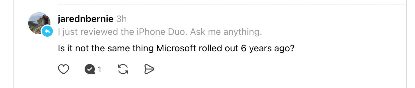 Apple iPhone Duo AMA