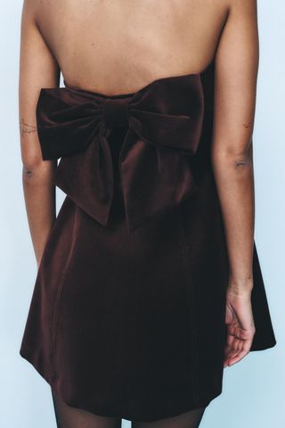 Velvet Bow Dress