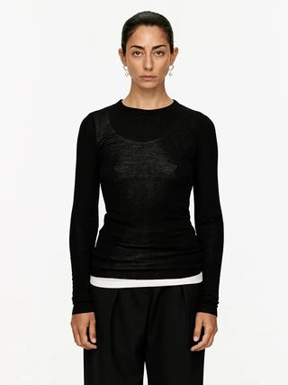 Long-Sleeved Merino Top