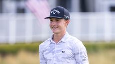 Blades Brown smiles at the 2024 US Junior Amateur Championship