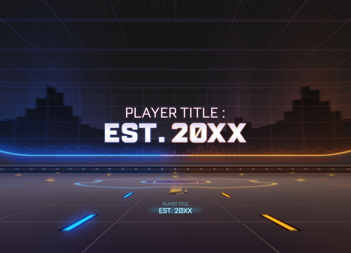 The Est. 20XX player title (which will show the first year you played).