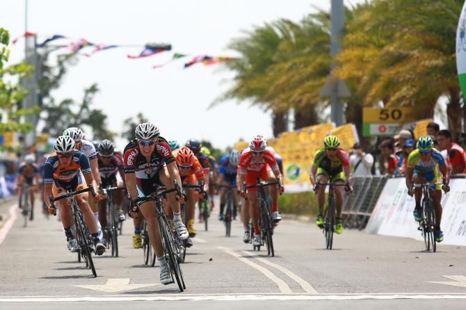 Bunch sprint won by Christoph Schweizer