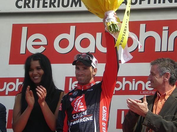 The Spaniard took the stage win in the time trial.