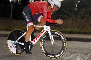 Fabian Cancellara on his way to second place. Photo: Graham Watson