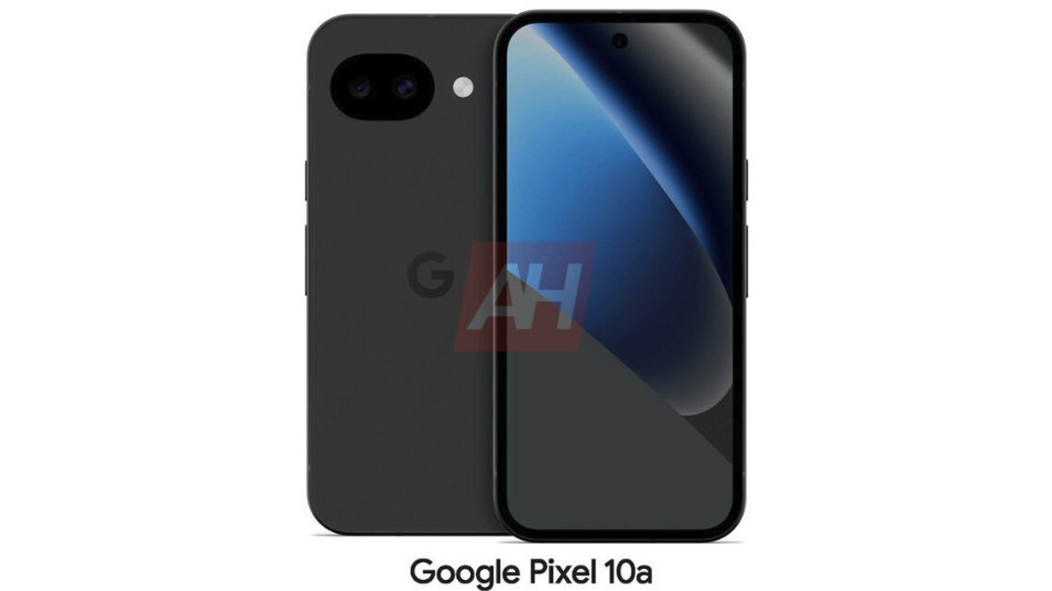 A leaked render of the Google Pixel 10a